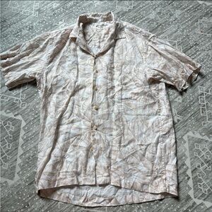 Kenny Flowers Light Tan Button Down Shirt